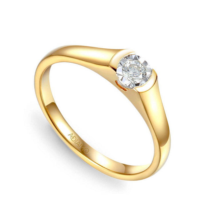 DIAMENTY Pierścionek R73496 Y
