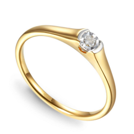 DIAMENTY Pierścionek R73496 Y