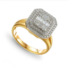 DIAMENTY Pierścionek R81608 Y