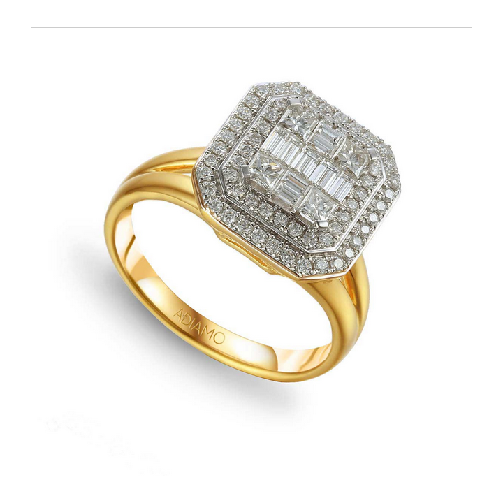 DIAMENTY Pierścionek R81608 Y