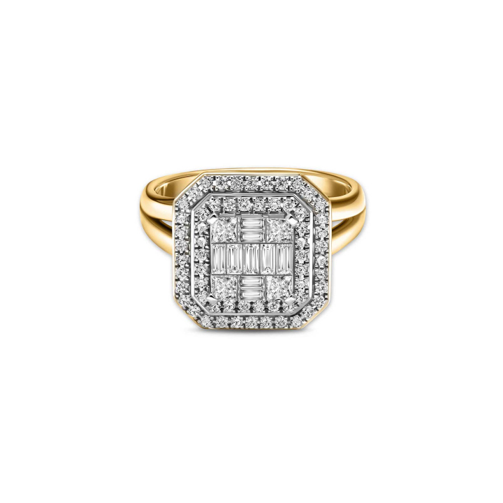 DIAMENTY Pierścionek R81608 Y