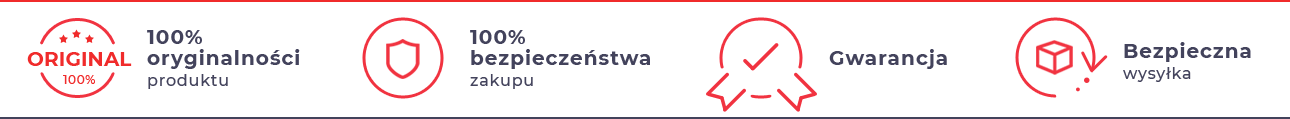 100% oryginalności, bezpieczeństwo zakupu, gwarancja i bezpieczna wysyłka